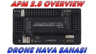Overview APM 2.8 flight card and first setup (Quadcopter build 4)