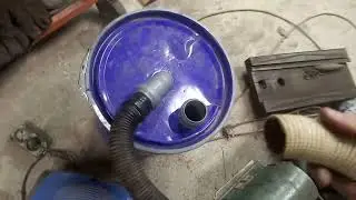 Homemade cyclone from a barrel🤣