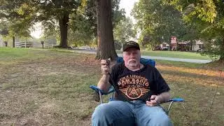 Checking into a local 2 meter net with a HT and the N9TAX Slim Jim antenna