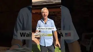 Waiters in USA 🇺🇸 Vs Europe.. #US #UnitedStates #Waiters #Italy #Scandinavia #NewYork #Waiter