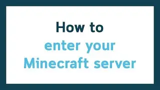 How to ENTER your FREE Minecraft server
