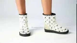 UGG & Jimmy Choo Issey Miyake White