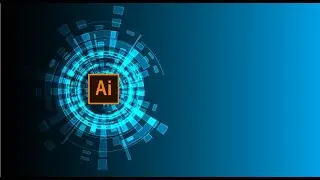 How to draw Hud vector background with brush in Adobe Illustrator