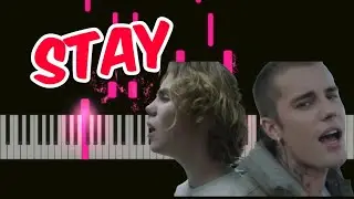 Stay - The Kid LAROI, Justin Bieber (Piano)