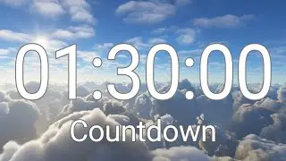 90 Minute Timer with Relaxing Music and Alarm