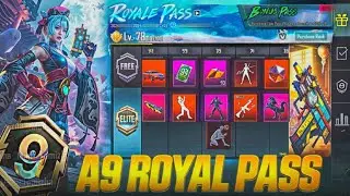 OMG !🤯 M416 in A9 RP 🔥 || A9 Royal Pass 1 To 100 RP Rewards - BGMI / PUBG 🔥