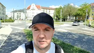 Лето, жара, зной, иду по городу домой и болтаю - Германия 20.07.2024