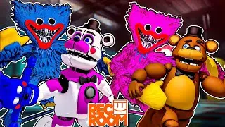 HUNTED by Huggy and Kissy in Poppy Playtime REC ROOM