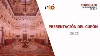 Presentación del cupón de la ONCE en conmemoración del 40 Aniversario de la Constitución