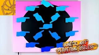 'Confusion', Kinetic-animated painting