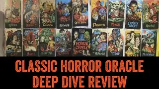 Lost In The Mail Was A Sign! Classic Horror Oracle Deck Review