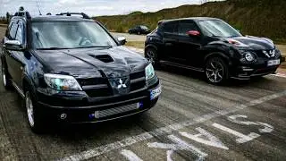 Mitsubishi наказывает Nissan Juke Nismo RS,BMW E34 540,Honda Prelude 2.3
