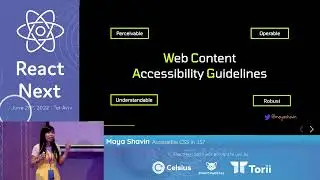 Maya Shavin @ ReactNext 22 - Accessible CSS in JS?