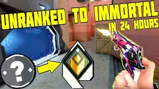 Valorant Unranked To Immortal In 24 Hours