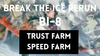 BI-8 Trust Farm Speed Farm |  Easiest AFK Guide | Break the Ice Rerun | Arknights