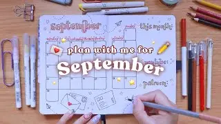 September Bullet Journal Spreads 💌 Plan With Me!