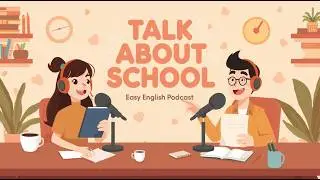 Learn English With Real Conversations | Talking About School & Homework (A1)
