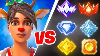 J'affronte TOUS les Rangs sur Fortnite (Bronze à Unreal) 😱
