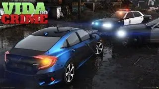 GTA V VIDA DO CRIME:ROUBEI UM CARRO PRA MIM🔥TIVE QUE DAR FUGA DA POLÍCIA🔥 #EP06