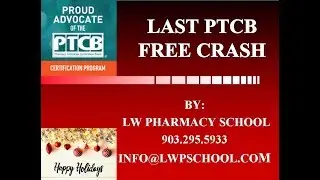 LAST FREE PTCB CRASH COURSE OF 2019!!!!! PTCB MATH PRACTICE QUESTIONS