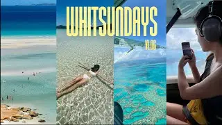 AUSTRALIA WHITSUNDAYS TRAVEL VLOG | scenic flight, whitehaven beach, road trip