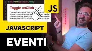 JAVASCRIPT EVENTI Come funzionano onScroll, onClick, keyup (3 Esempi)