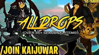 AQW - /JOIN KAIJUWAR FULL Walk-Through (ALL Klashex Boss Drops & Quest Drops) + ITEM Showcase!