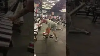got that 242# / 110kg Dumbbell off the rack finally