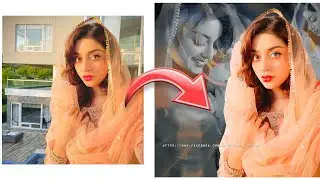 How To Edit Hijabi Picture Of Alizeh Shah In Mobile | Islamic Girl Edit | NA Edit'x