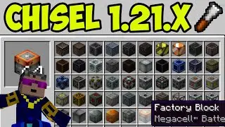 Майнкрафт Мод CHISEL 1.21 | Обзор мода Chisel 1.21 в Майнкрафте | Майнкрафт Chisel (2024)