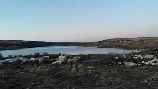 Drone footage Soap Lake WA