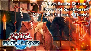 POST-Banlist Shiranui! Return of Spiritmaster! (4 Duels!) [Yu-Gi-Oh: Duel Links]
