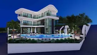 Ultra-luxury 6-bedroom villa with panoramic sea views in Alanya (€495.000)