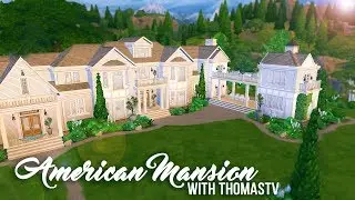 The Sims 4 Speed Build - American Mansion w/ ThomasTV
