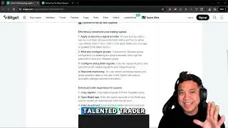 Copy Trade Telegram Bot by Bitget 💯