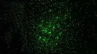 Tepoinn Star Shower Laser Christmas Lights, Star Projector Show - Red & Green