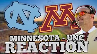Minnesota - North Carolina REACTION : The Big Ten WEST Lives!