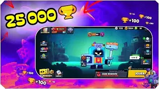 J'AI ATTEINT les 25000 TROPHÉES sur BRAWL STARS !!