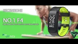 No.1 F4: panoramica smartband e app companion Fundo Pro