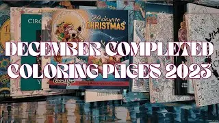 Completed Coloring Pages & WIPS | December 2023 