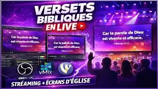 amayo - Live Bible projection with OBS and Amayo (stream + church screens)