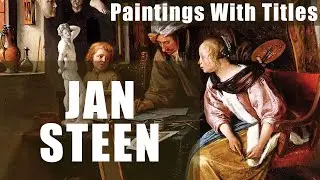 Jan Steen Famous Paintings With Titles.
