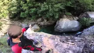 Canyon Polischellu saut 12 m