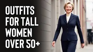 How to Dress if you are a Tall Woman Over 50+