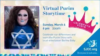 Virtual Purim Storytime with Bertha Baby (Mar. 6, 2022)