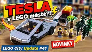 👉 TESLA v LEGO městě?! ⚡ | LEGO City Update #41