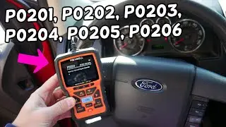 FIX CODE P0201 P0202 P0203 P0204 P0205 P0206 FORD EDGE, LINCOLN MKX. ENGINE LIGHT INJECTOR CIRCUIT