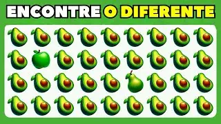 Encontre o Emoji Diferente   Edição Frutas 🍎🥑🍉 Fácil, Médio, Difícil   29 desafios QuizPlay