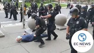 policía que dejó tirado a anciano con la cabeza rota se hace viral