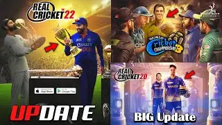 Real Cricket 22 Update Release? | WCC3 1.7 IPL Update | RC20 IPL 2023 Update, Sachin Saga Pro Launch